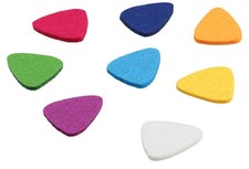 Ukulele Picks, 8 pack felt Multicolor