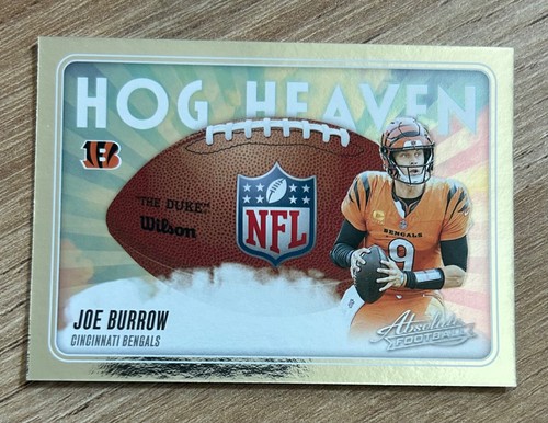Joe Burrow #HH-JBW 2025 Panini Absolute Hog Heaven card