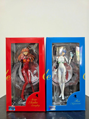 Evangelion Yamato Rei Ayanami und Asuka Soryu L. Figur Statue Nerv Limited