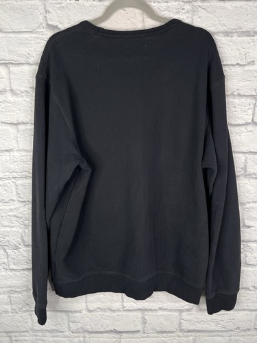 Felpa girocollo LANDS' END Serious uomo nera XL - Foto 5 di 5