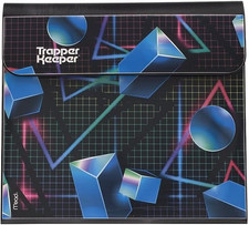 Trapper Keeper Binder, Retro Design, 1 Inch Binder with Folders and Pockets, Hol