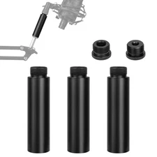 Geekria Microphone Screw Adapter, Mic Stand Extension Tube (3 Pack)