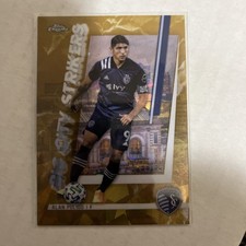2021 Chrome MLS Sapphire Edition Big City Strikers BCS-4 Gold #8/50 Alan Pulido