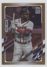2021 Topps League Leaders Gold Foil Marcell Ozuna #312 ff8