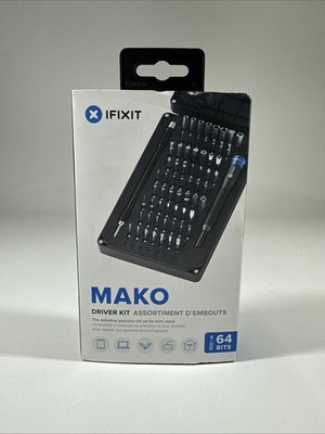Genuine iFixit Mako Driver Kit, 64 Precision Screwdriver Bit Set for Electronics