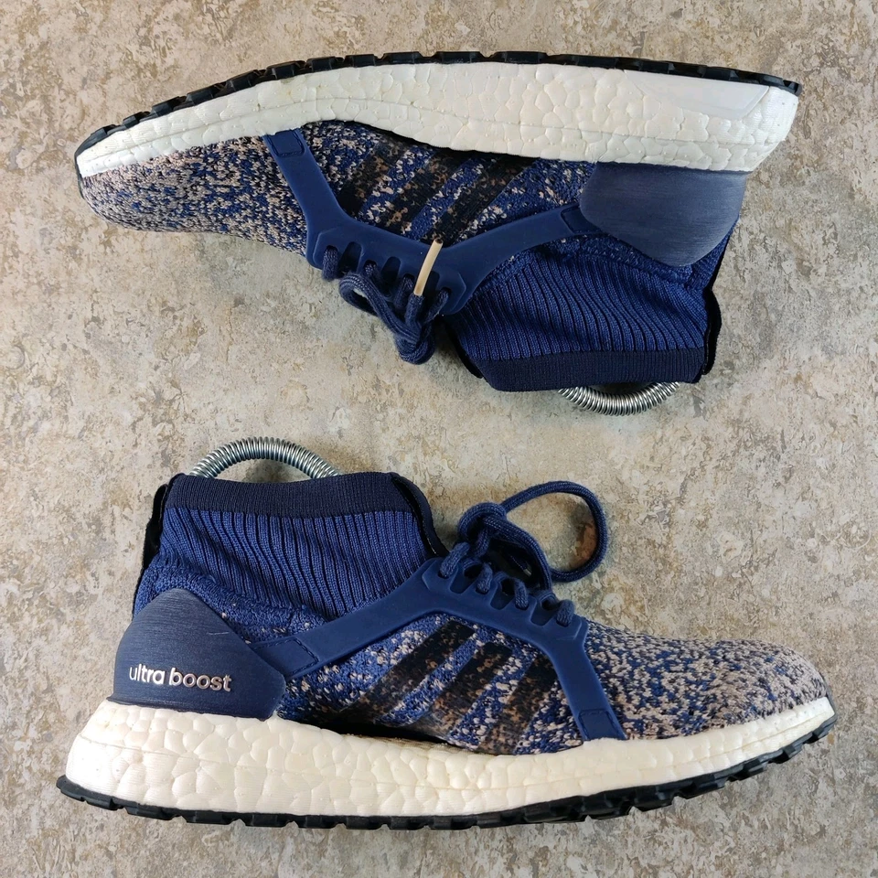 Adidas Ultraboost X Todo Terreno Azul Marino Calcetín Tejido Para Mujer 6.5 Totalmente Nuevo Foto 3 de 4