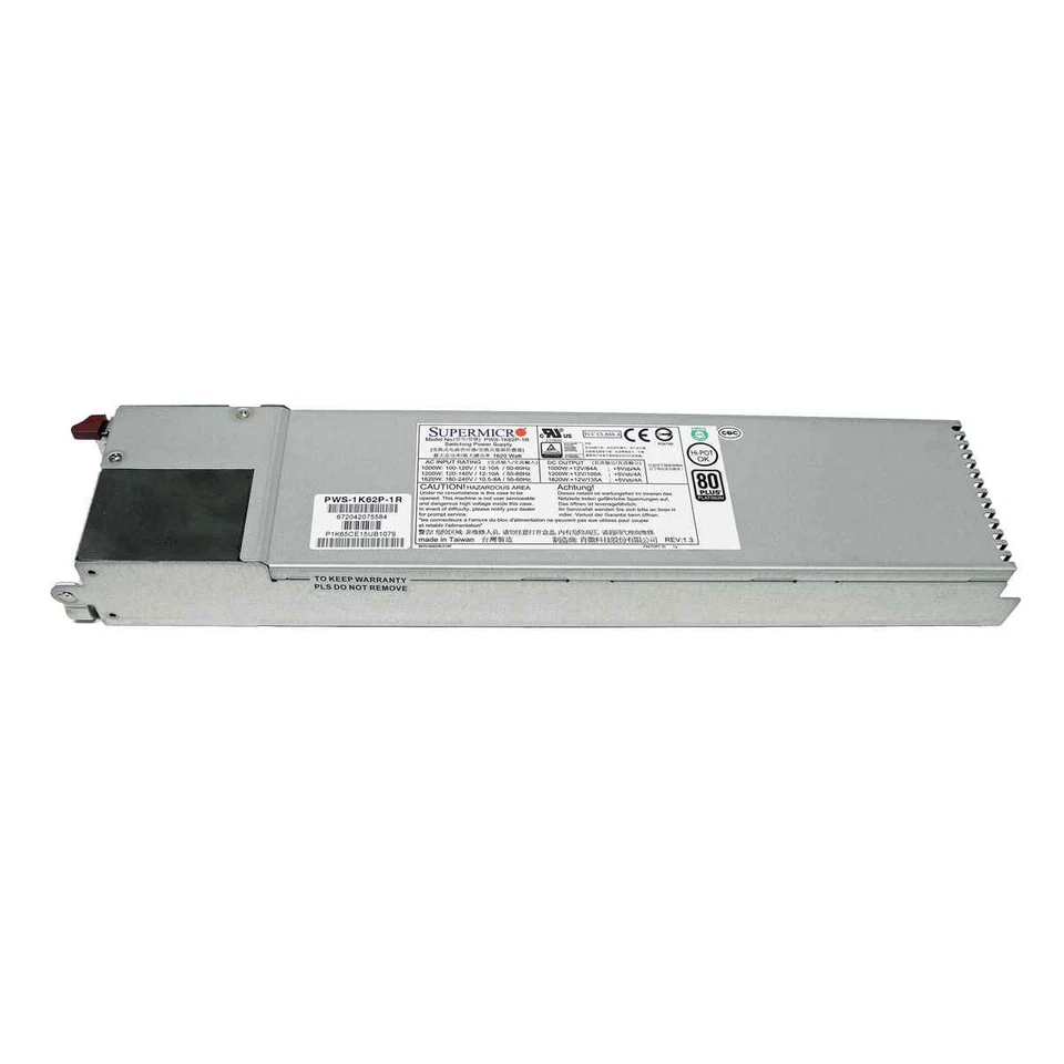 Supermicro Power Supply / Netzteil PWS-1K62P-1R 1620W für CSE-848X X10QBi Server - Bild 3 von 4