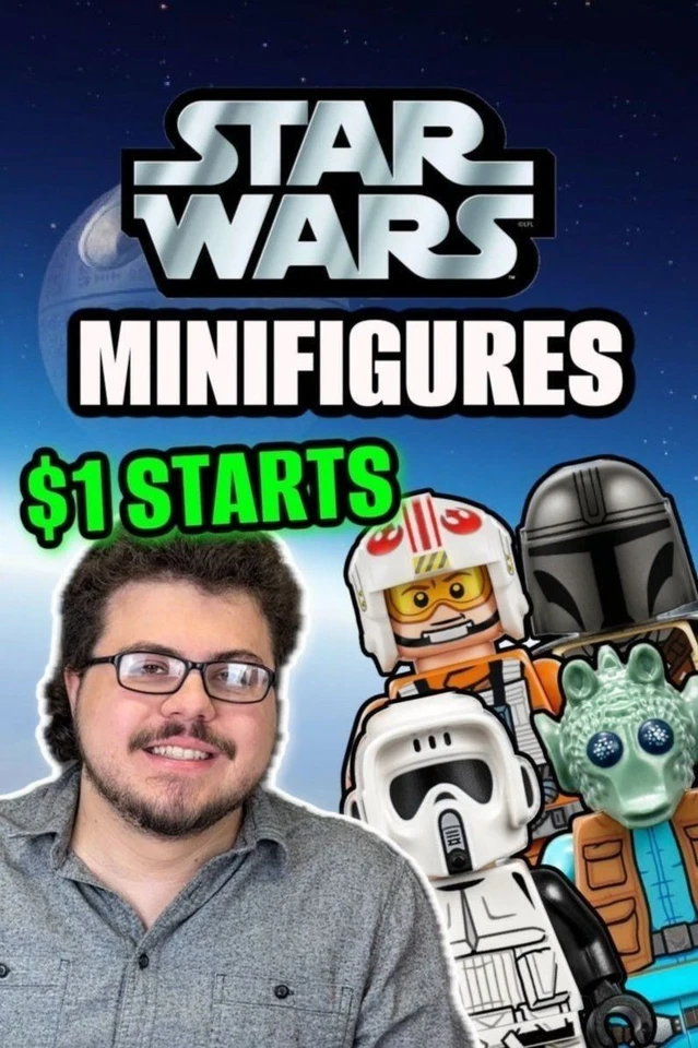 🚨300+ LEGO Star Wars Minifigures & Foil Bags - $1 Starts!