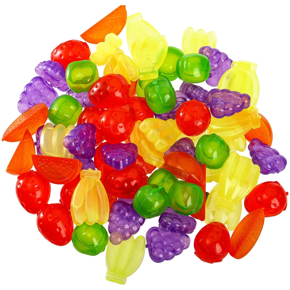 200 Pack Reusable Ice Cubes, PE Plastic Fruit Shape Ice Cubes for Cocktail, W... - Image 3 of 4