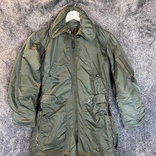 Vintage USAF CWU-1/P Flight Coveralls Mens Small Regular Olive Green Insulated