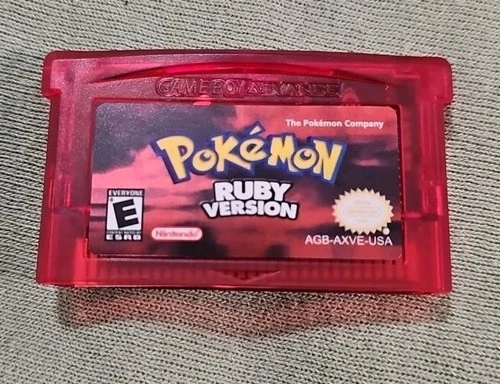 Pokemon Ruby GBA Gameboy Advance Free Shipping