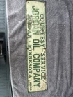 Vintage Embossed Jordan Oil Company Courtesy Service Gas & Oil Sign #69