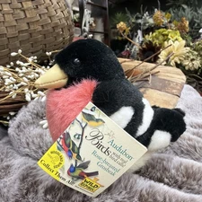 Wild Republic Audubon K&M Plush Bird call No Sound Rose Breasted Grosbeak 79644