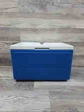 Coleman Party Stacker 24 Can Cooler Stackable Ice Chest Model 6225 Blue