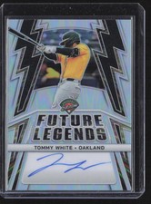 2025 Panini Prospect Edition Future Legends Tommy White Auto Silver Prizm Holo