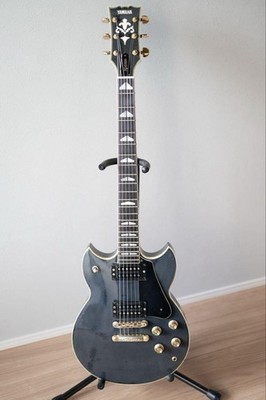 YAMAHA SG1000N Indigo Blue Electric Guitar W/Hard Case Used