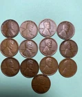 LINCOLN WHEAT CENT EARLY DATE STARTER SET, 13 COINS ALL FINE, 1916-1929, P-MINTS