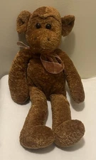 Commonwealth Monkey Plush Stuffed Animal Light Brown Soft Vintage 1999 Furry 18”