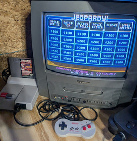 Jeopardy -- 25th Anniversary Edition (Nintendo NES, 1990) - Authentic - Tested