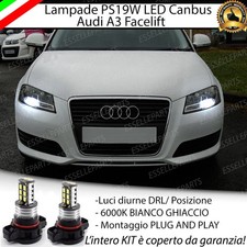LAMPADE POSIZIONE LUCI DIURNE DRL PS19W CANBUS AUDI A3 8PA FACELIFT SPORTBACK