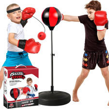 Punching Bag for Kids 8-12 Years, 2Pack Kids Boxing Gloves for 3-8, Kids Punchin