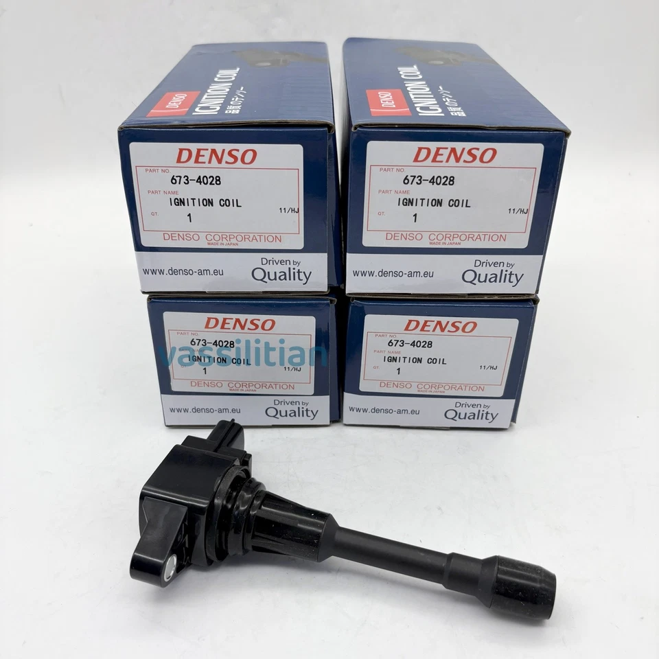 DENSO 4* Ignition Coil 22448-JA00C For infiniti Altima Rogue Sentra Versa UF549 - Image 2 of 4