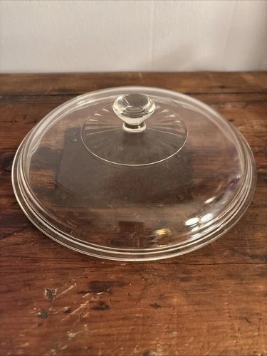 Pyrex Lid In Excellent Condition 624-c 2qt Clear Glass Replacement Lid Vintage