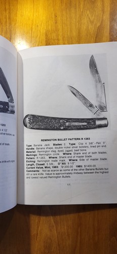 REMINGTON BULLET KNIVES Price Guide Mel Brewster CLEAN,1985 Actual Size Photos