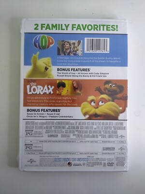 Hop / The Lorax (DVD) Double Feature - New | eBay