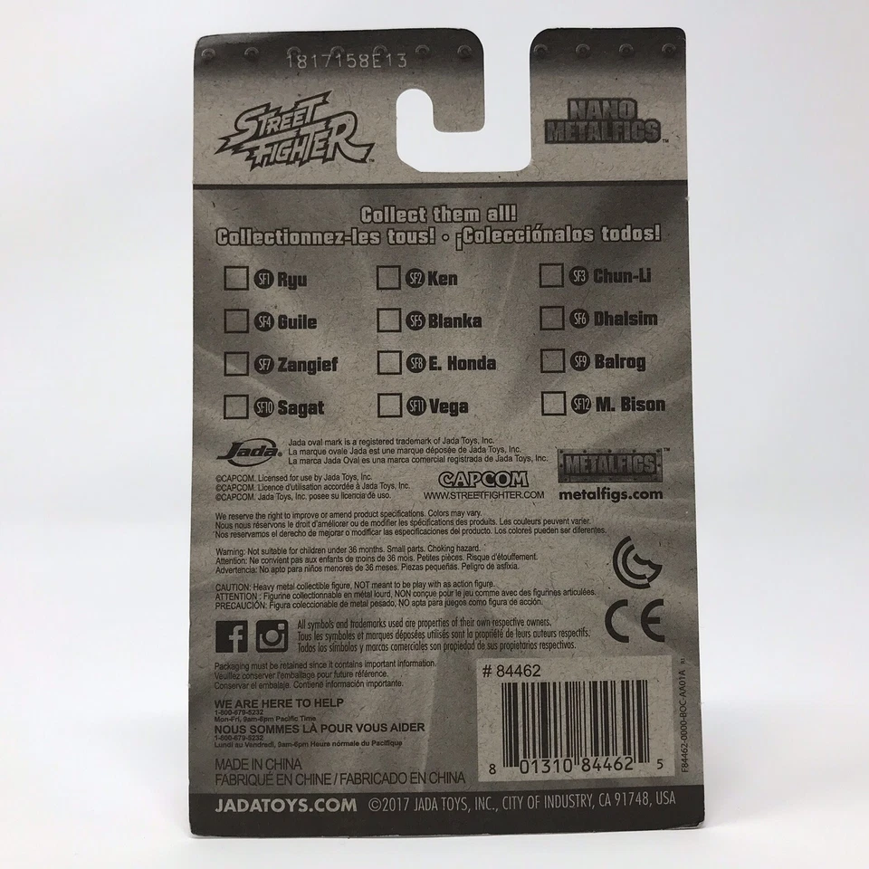 Street Fighter Chun-Li Nano figuras de metal metales fundidos a presión coleccionables (SF3) Foto 3 de 3