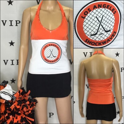 Cheerleading Uniform Game Worn semi Pro Hockey Team Cheer Dancers Shockwave