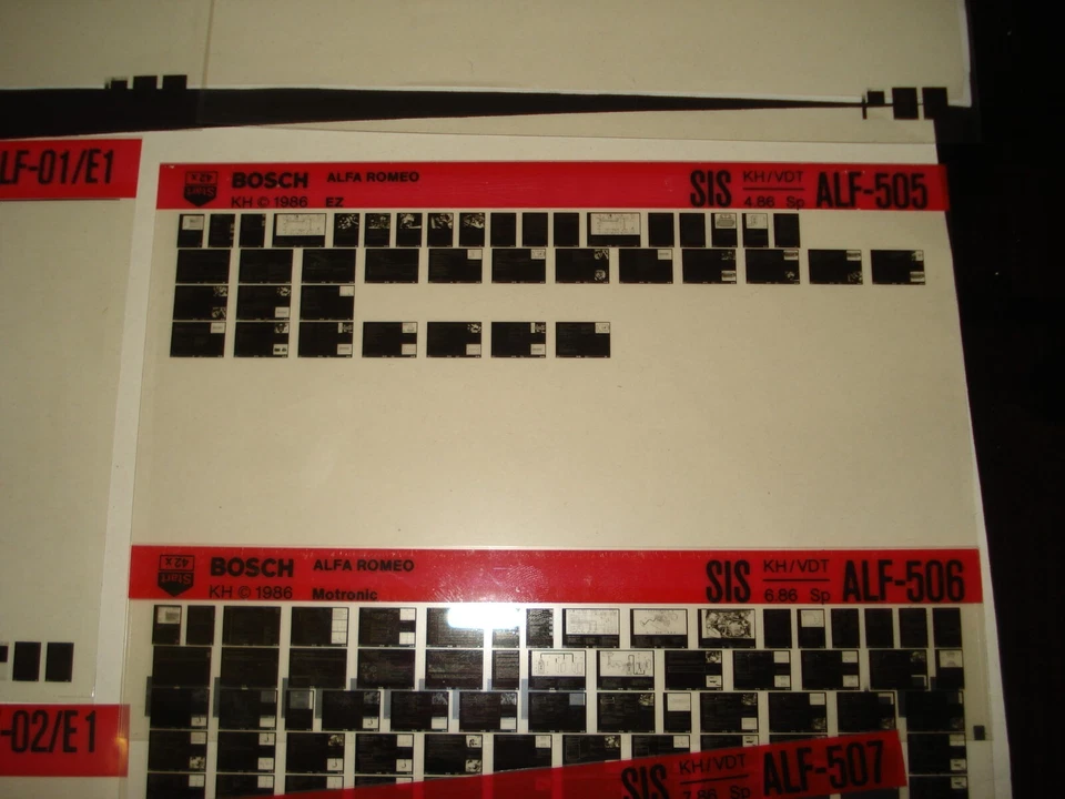 BOSCH microfichas ALFA ROMEO - Instrucciones Servicio Postventa años 1981-1986 - Imagen 2 de 4