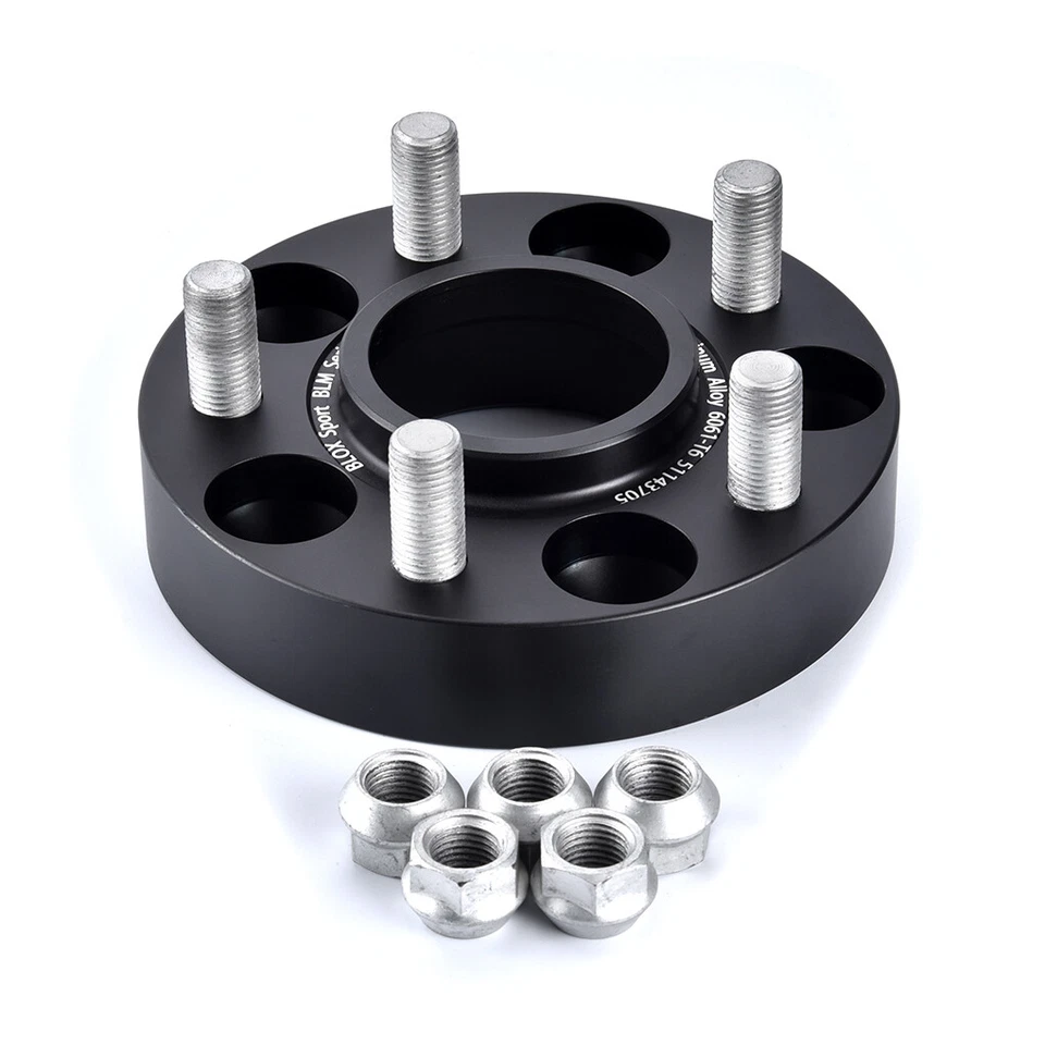 2Pc 35mm Aluminum Wheel Adapter Spacers for Subaru Forester SF SFS Outback 5x100 - Image 3 of 4