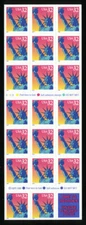 US #3122Ef 32¢ Statue of Liberty Pl V2122 convertible booklet of 20 VF NH