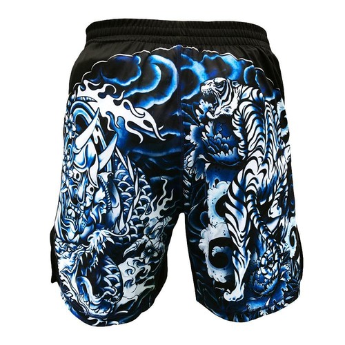 Ronin Samurai Fight Shorts- MMA Kick boxing, wrestling, Jiu Jitsu Youth & Mens - Picture 3 of 4