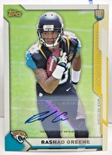 Rashad Greene 2015 Topps Take It To The House RC Autograph Auto #18 - JAGUARS