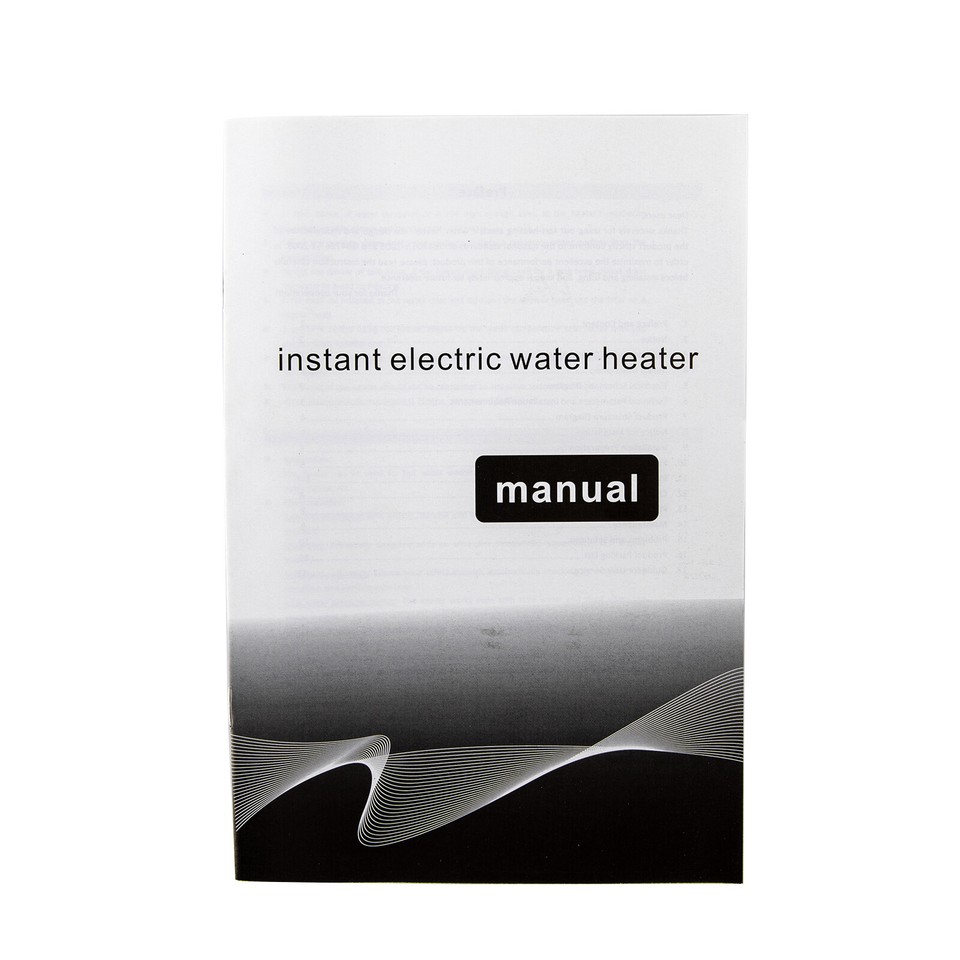 Instant Hot Water Heater Kitchen Electric Tankless Water Heater Digital