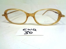 Nos CLAUDE MONTANA Eyeglasses Frame 8529 Rectangular Honey France EWQ-30 