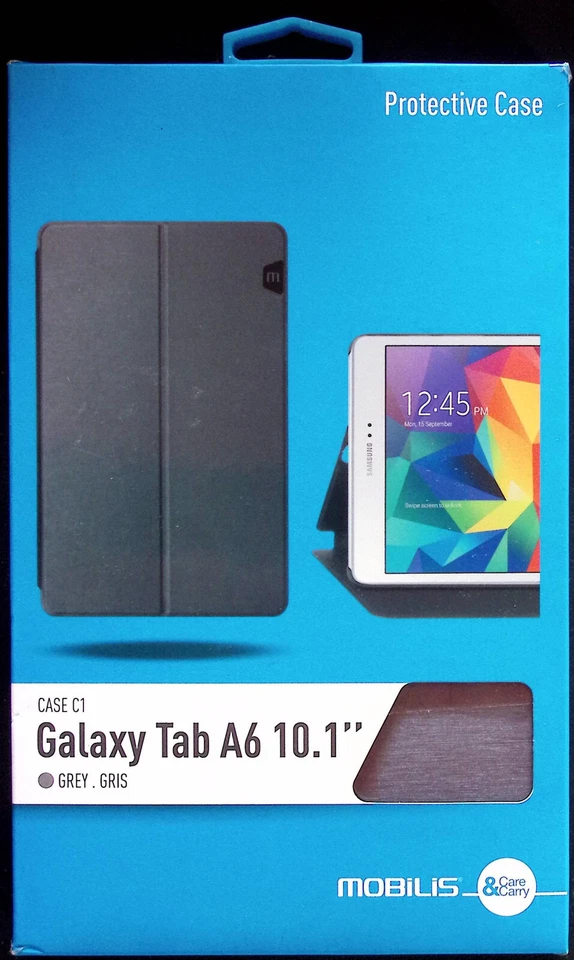 Mobilis Coque de protection Étui folio pour Galaxy Tab A6 10,1" Gris - Photo 1/2