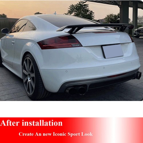 Alerón de maletero trasero negro para Audi TT MK2 8J TTS cupé 2008-2014 - Imagen 2 de 24