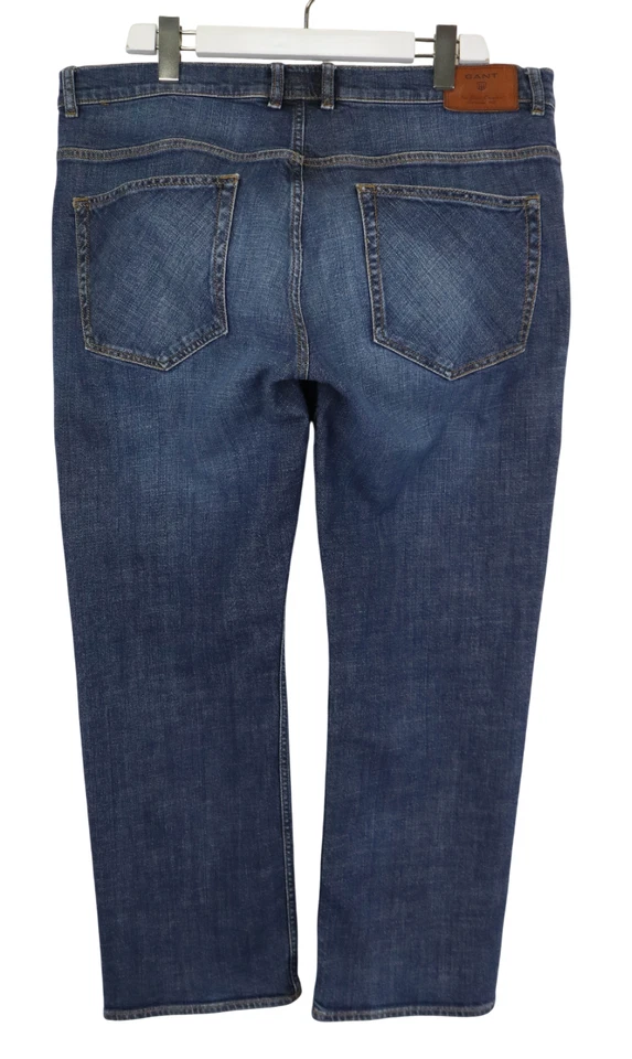 Gant Tyler Slightly Lower Waist Regular Fit Straight Leg Jeans Hombre W40/L30 - Imagen 2 de 4