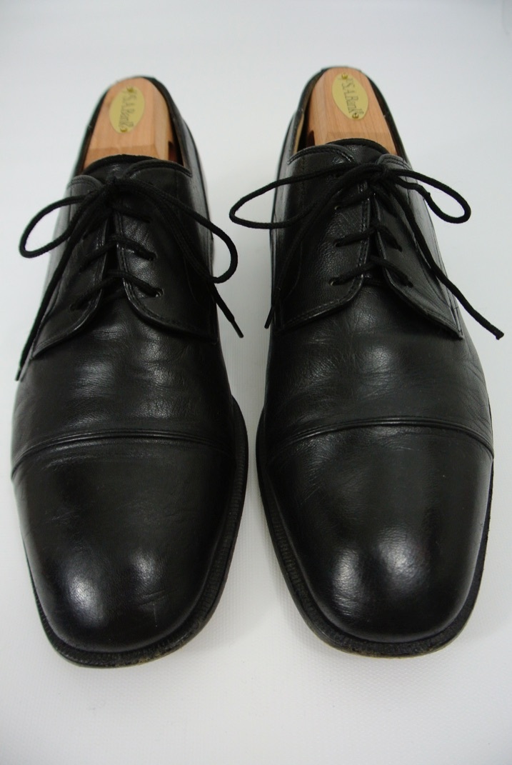 Bally Cap Toe Men’s Black Leather Badia Shoes s-l400.jpg main image 3