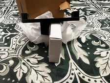 ICO Bath V61225 Volkano Ash Double Towel Hook, Matte Black