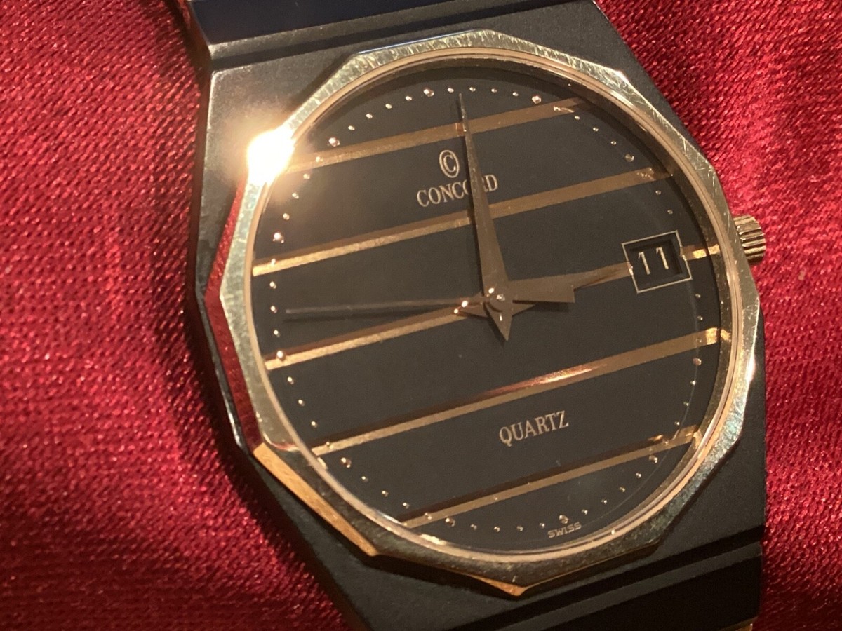 Concord Mariner SG 18K Mens Quartz Watch 15 78 115 V14N | eBay