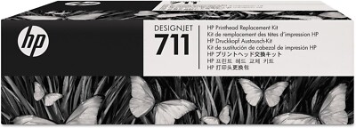 HP C1Q10A 711 Designjet Printhead Replacement - Black/Cyan/Magenta