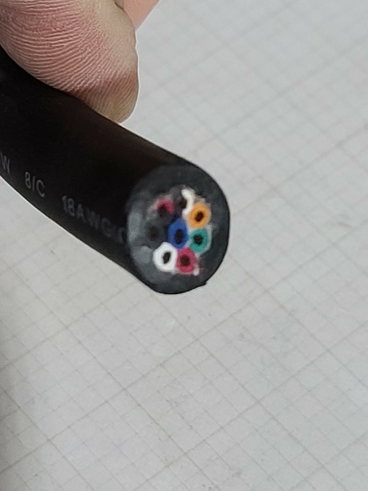 Grainger Approved 18/8C UL SOOW 600V/90C Portable Power Cord Cable