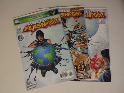 FLASHPOINT: WORLD OF FLASHPOINT #1 -3  (5A) Full set