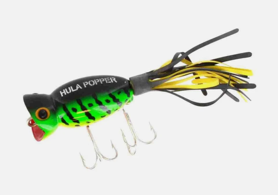 2 - Señuelos Arbogast Topwater, Jitterbug, Hula Popper Nuevos en Paquete Foto 3 de 4