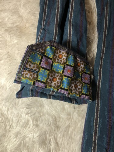 Robert Graham Mens Blue Embossed Button Down Shirt M - Picture 2 of 6
