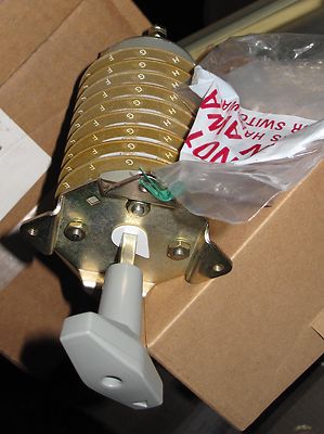 MILITARY SURPLUS ELECTRO ROTARY MULTI SWITCH 26509LC 5930-01-444
